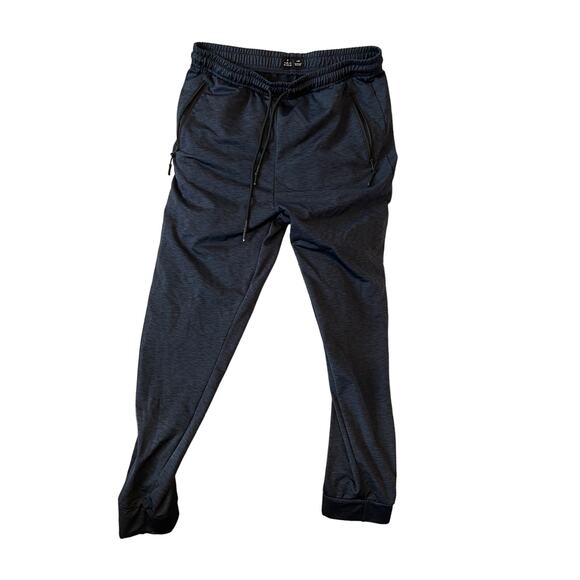 Public Record Black Cuffed Cargo Joggers Mens L - Picture 1 of 5